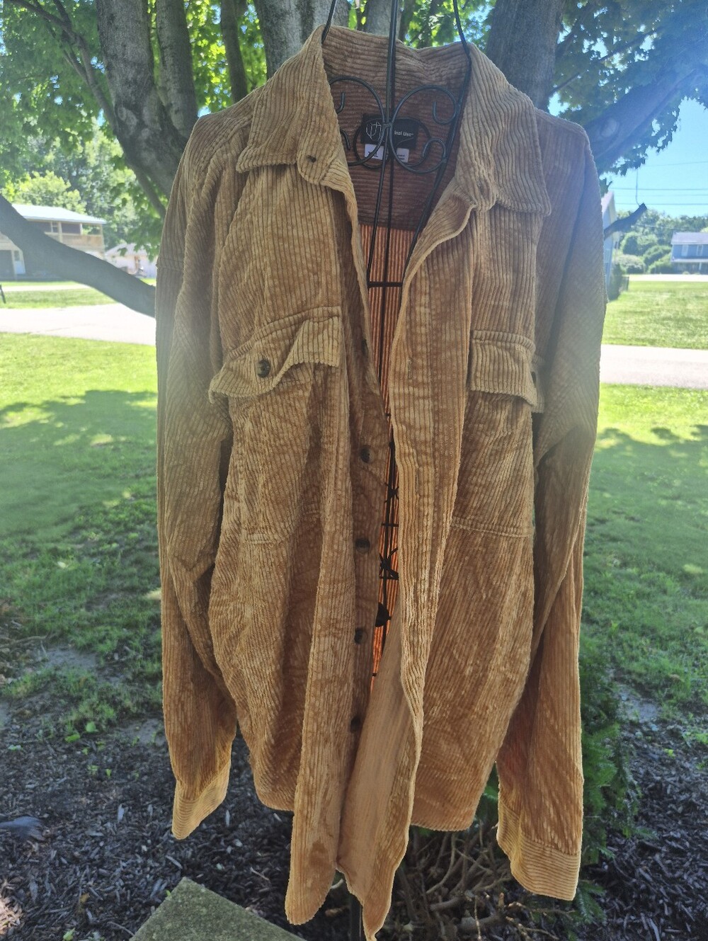 Original Use XXL Corduroy Jacket in Tan - Picture 2 of 6